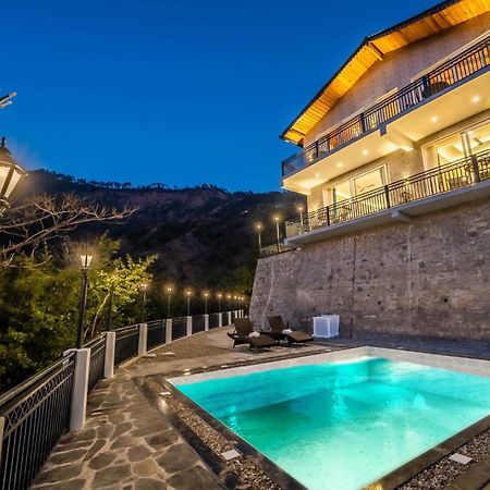 Stayvista At Sunset Springs With Pool & Views Nainital Exterior foto