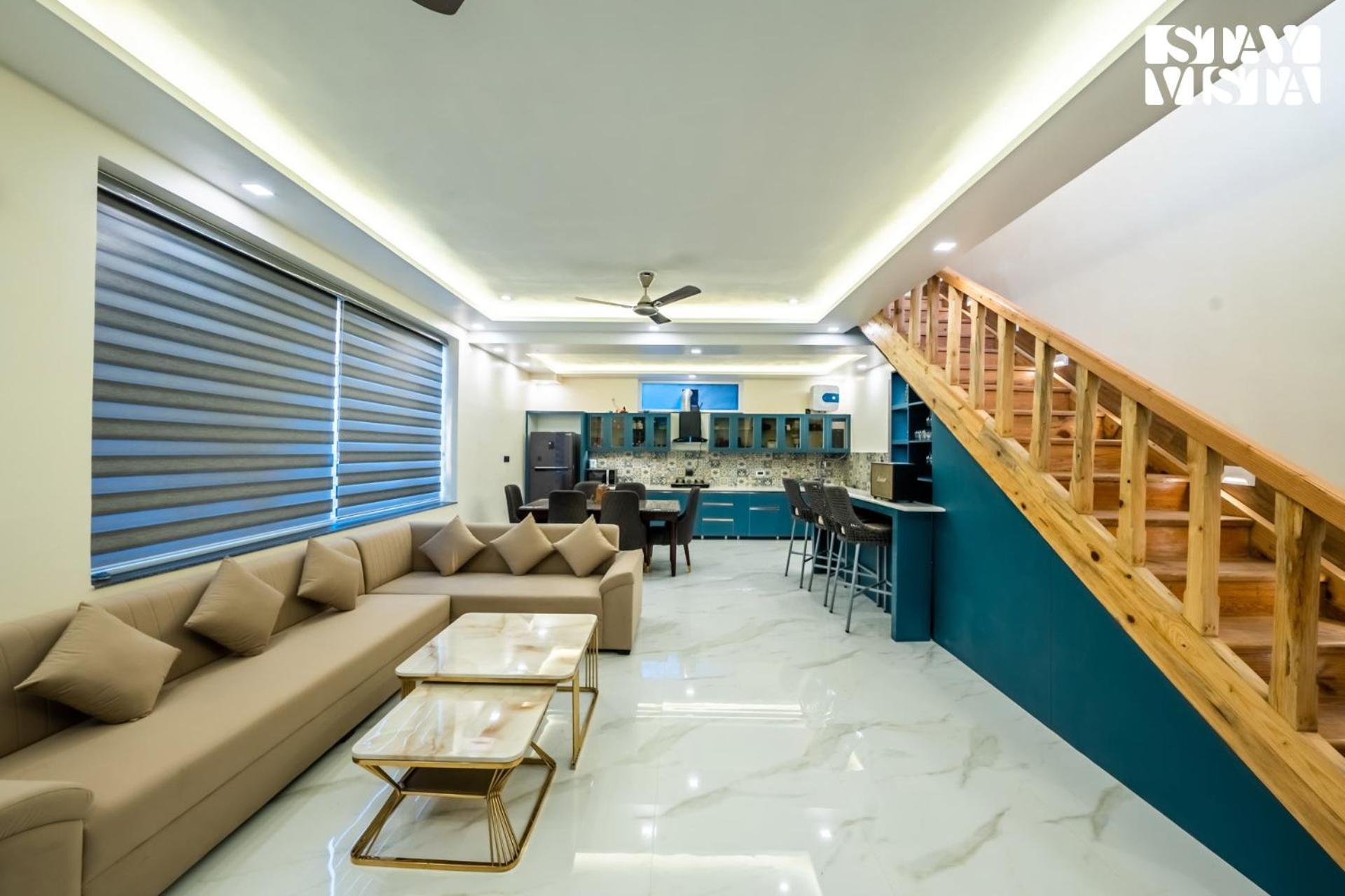 Stayvista At Sunset Springs With Pool & Views Nainital Exterior foto